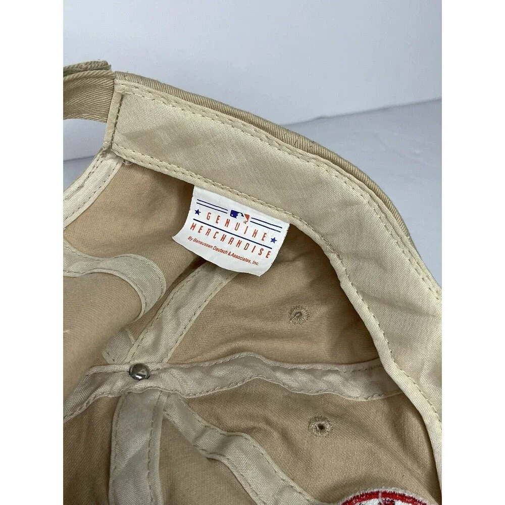 Boston Red Sox Youth Hat Cap Khaki Tan Adjustable Distressed Look Budweiser